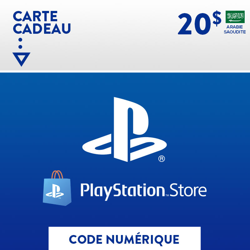 Carte PlayStation - 20$ PSN...