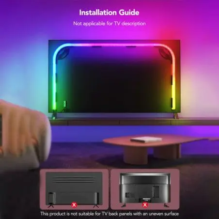 Govee RGBIC Neon TV Backlight - WiFi et Bluetooth - 7