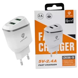 Chargeur Double Port USB Vers Micro USB - LENYES LCH206  - 1