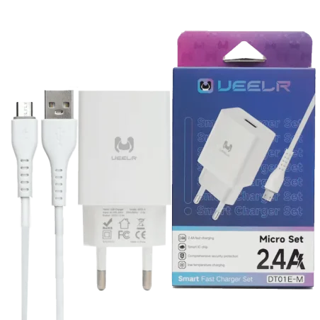 Chargeur USB Vers Micro USB - VEELR DT01EP  - 4