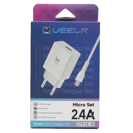 Chargeur USB Vers Micro USB - VEELR DT01EP  - 2