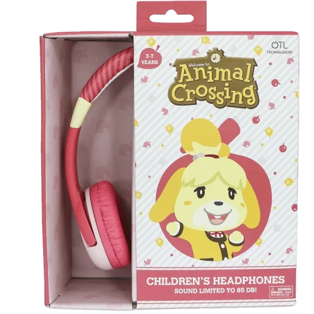 Casque Animal Crossing Isabelle Rose - Filaire Kids - OTL Technologies - pour xbox, switch, ps4, ps5, mobile, tablette et pc