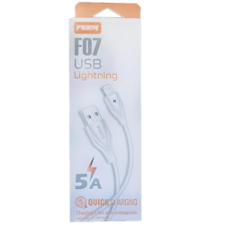 Cable USB A vers Lightning - Feex F07 - 1M - 1