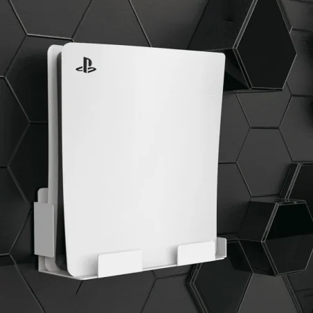 Support mural pour console PS5 - Conception décalée pour une circulation d'air optimale