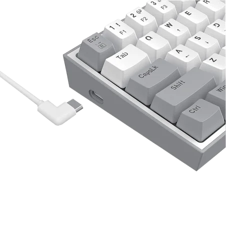 Clavier Redragon Fizz 60% RGB - Sans Fil - Red switch  - clavier mécanique compact 61 touches