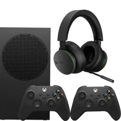 Pack : Xbox Serie S (1TB) Double Manette + Casque  - 1