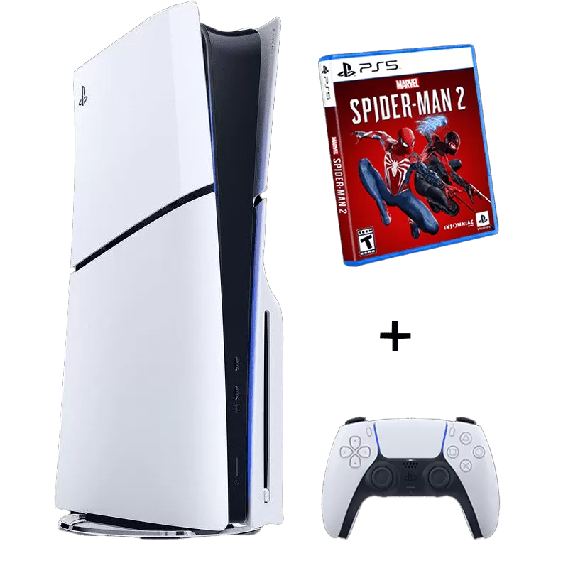 PlayStation 5 Slim (1TB SSD) + Marvel's Spider Man 2  - 1