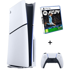 PlayStation 5 Slim (1TB SSD) + EA Sports FC 24 - Version Arabe - 1