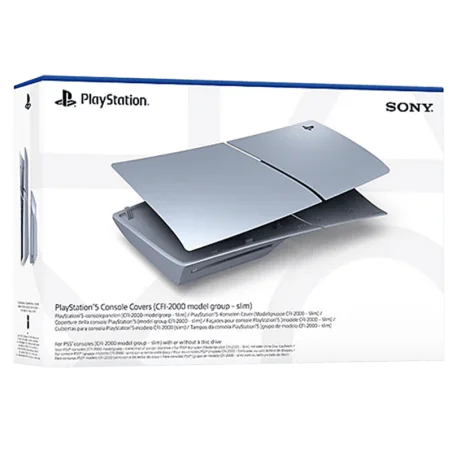 Façades pour console PS5 Slim- Silver - Argenté
