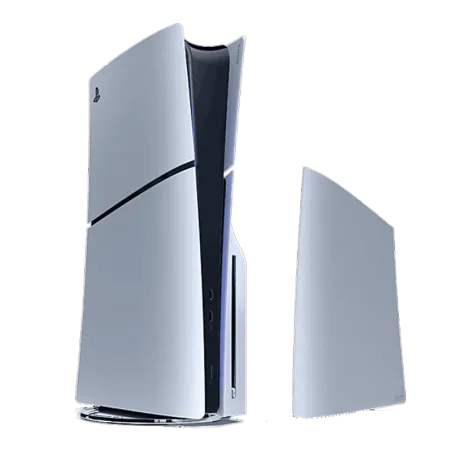 Façades pour console PS5 Slim- Silver - Argenté - Design élégant et finition métallique