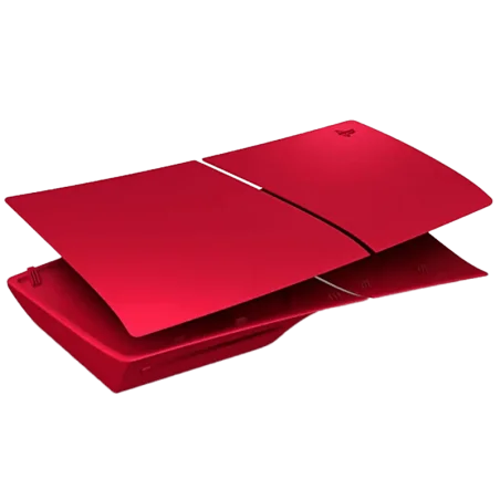 Façades pour console PS5 Slim - Rouge Métallique - Volcanic Red
