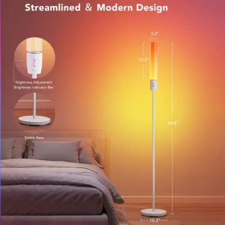 lampadaire Govee RGBICWW Cylinder