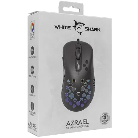 Souris Filaire White Shark Azrael