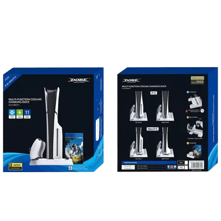 Stand Vertical PS5/PS5 Slim - Système de refroidissement