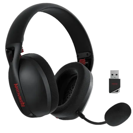 Casque Redragon IRE PRO H848B 7.1- Noir Sans fil (2,4 GHz et Bluetooth)