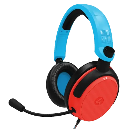 Casque Multiplateforme C6-100 - 4Gamers - Bleu et Rouge