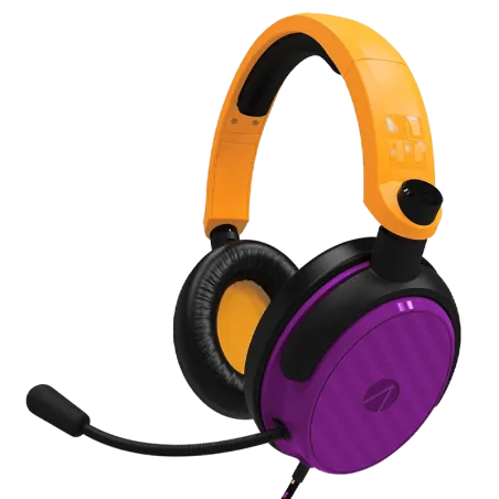 Casque Multiplateforme C6-100 - 4 Gamers - Violet et Jaune
