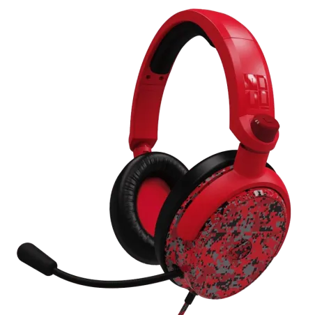 Casque Multiplateforme C6-100 - 4Gamers - Rouge Camouflage