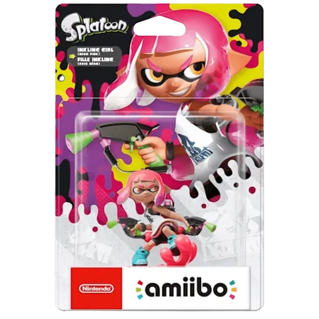 Amiibo Fille Inkling (rose néon) - Splatoon