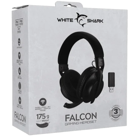 Casque Sans Fil Falcon - White Shark - Noir
