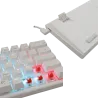 Clavier Wakizashi Red Switch - 60% - White Shark - Blanc