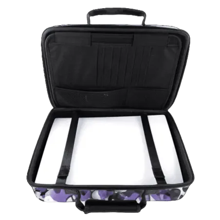 Valise de voyage PS5 - violet camouflage  intérieur