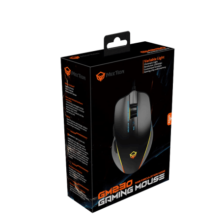 Souris RGB Meetion - GM23-2023 - - Noir - boite
