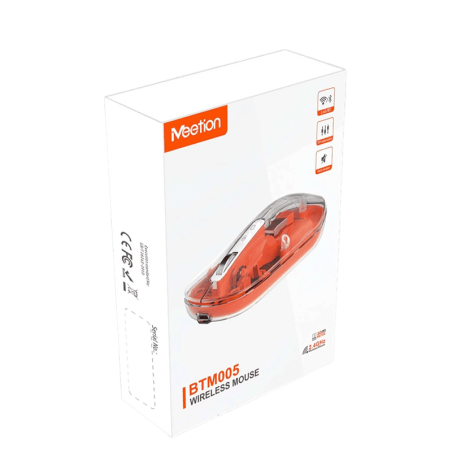 Souris sans fil rechargeable Meetion MT- BTM005 - Rouge - boite