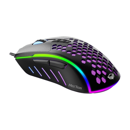 Souris gaming légère en nid d'abeille Meetion - GM015