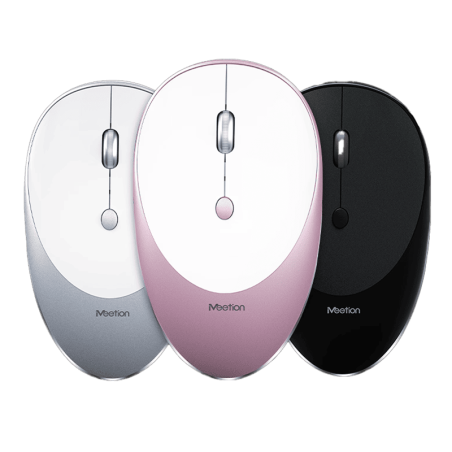 Souris Rechargeable Sans Fil Meetion -MT-R600 - Couleur: RoseGold \ Argent \ Spacegray