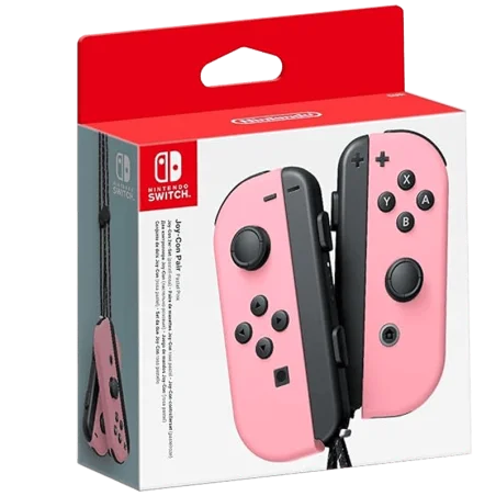 boite Joy-Con Rose – Manette ergonomique pour Nintendo Switch et Switch OLED