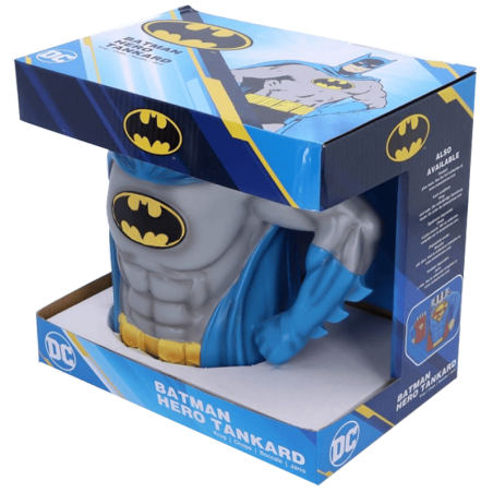 Mug Batman - Dimensions : 16,3 cm (produit), 19,5 x 22 x 14,5 cm (boîte)