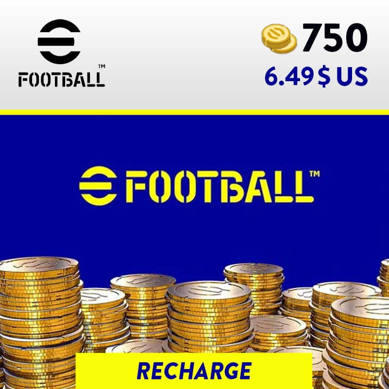 Carte Efootball Mobile - 750 Coins