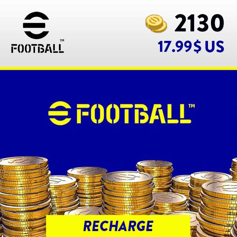 Carte Efootball Mobile - 2130 Coins