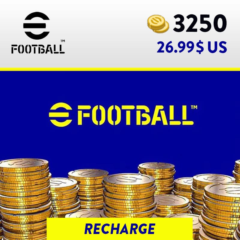 Carte Efootball Mobile - 3250 Coins