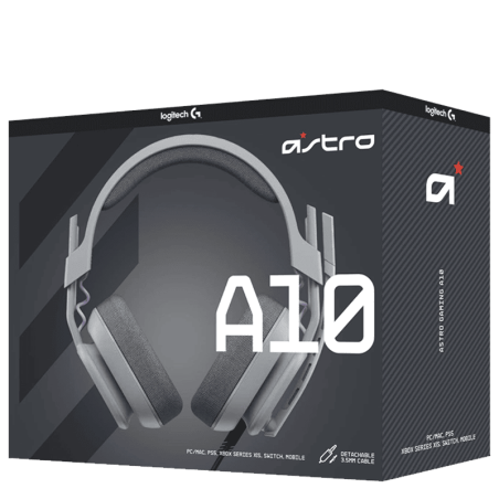 Casque gaming Astro A10 - Microphone: Microphone unidirectionnel 6 mm