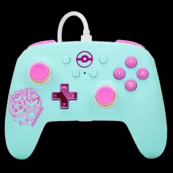 Manette Switch filaire PowerA Pokémon Sweet Friends avec boutons mappables