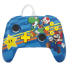Manette Switch filaire PowerA - Mushroom Kingdom Friends, design Mario
