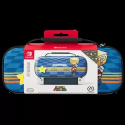 Sacoche Nintendo Switch Super Mario bleue avec fermeture éclair