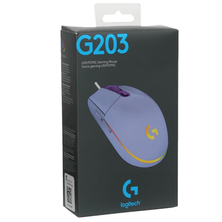 Logitech G203 taux de rapport 1 ms