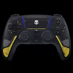 Manette PS5 DualSense HELLDIVERS 2 - Édition limitée avec retour haptique et gâchettes adaptatives