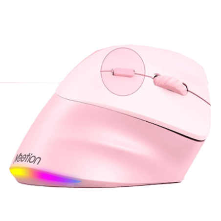 Souris Sans Fil Meetion pour droitier - BTM010R  Opto-électronique