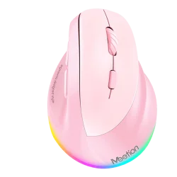 Souris Sans Fil Meetion pour droitier - BTM010R rose