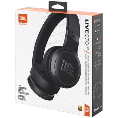 JBL Live 670NC avec coussinets confortables