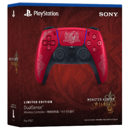 Design exclusif Monster Hunter sur la manette PS5 DualSense