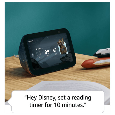 Echo Show 5 Kids avec des fonctionnalités de contrôle parental et contenu Amazon Kids+.