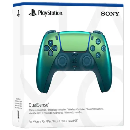 Manette PS5 Vert Métallique