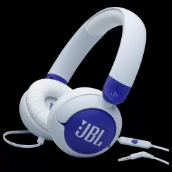 Casque JBL Junior 320 bleu avec micro et volume limité à 85 dB