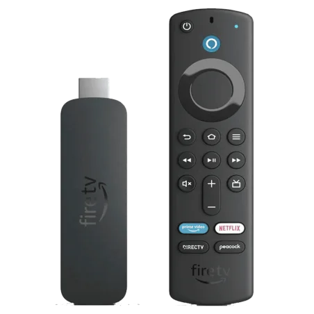 Interface Fire TV Stick avec applications de streaming