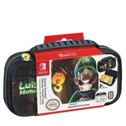 Sacoche Nintendo Switch Lite Luigi's Mansion 3 vue extérieure